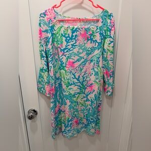 Lilly Pulitzer Blue and Pink Floral dress